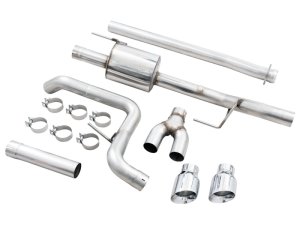 Ford F-150 Performance Exhaust - Rear - AWE Tuning - 0FG Dual Side Exit - Chrome Silver - `21-`27